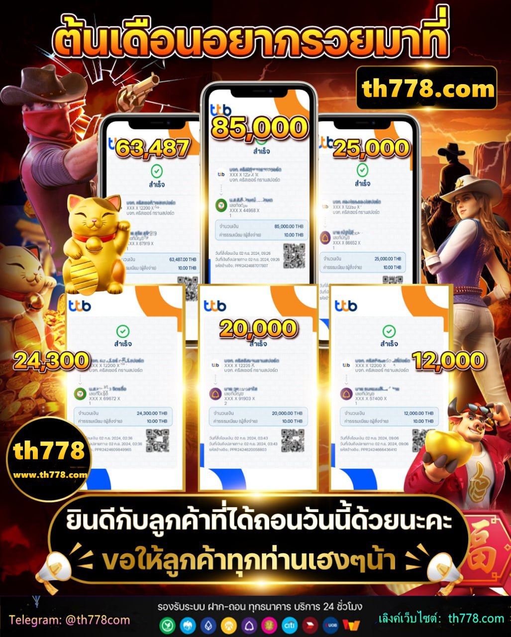 ส้ม777 เปิดให้บริการอยู่